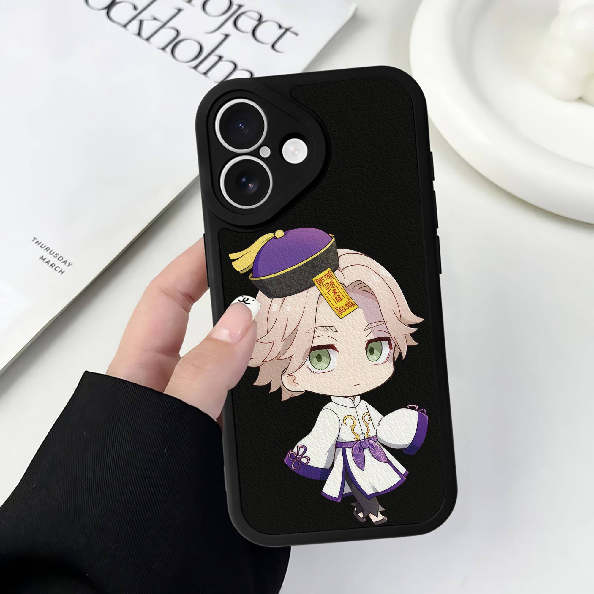 （画像用） 東京リベンジャーズ Tokyo Revengers 【iPhone 16シリーズ対応】シリコンスマホケース（レザー調） 材質：シリコン